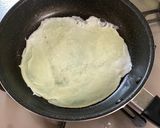 A picture of step 3 of Japanese White Omurice.