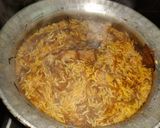 A picture of step 7 of Mutton Pulao.