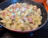 Foto del paso 2 de la receta: Pastel de calabacín con queso y bacon