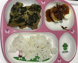 รูปขั้นตอนการทำที่ 4 ของ ไข่เจียวผักโขม (อาหารเด็ก)