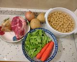 Foto del paso 1 de la receta Puchero con judías verdes