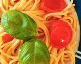 Foto del passaggio 4 della ricetta Pasta Con Pomodorini Ciliegino