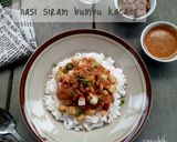 Foto langkah ke 4 dari resep Nasi Siram Bumbu Kacang.