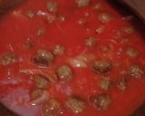 Foto langkah ke 5 dari resep Bola-bola Daging saus bolognese.