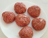 Foto langkah ke 1 dari resep Hamburg steak (Hambāgu).