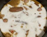 A picture of step 5 of Braised Pork Belly & Sausage.