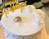 A picture of step 6 of Engagement cake.