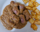 Foto del paso 5 de la receta: Salchichas en crema de cebolla y ajo