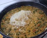 A picture of step 5 of Veg Methi chaman.