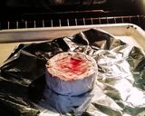 A picture of step 3 of Baked Camembert with Red Wine and Berry Sauce (Vegetarian).