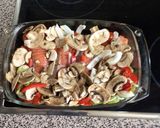 Foto del paso 4 de la receta: Escalopines de salmón al horno con verduras