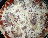 A picture of step 1 of Simple pizza.