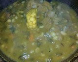 Foto del paso 2 de la receta: Locro del 9 de Julio a la leña ¡!Viva la patria!!💙💙