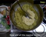 A picture of step 9 of Lauki Ka Halwa.