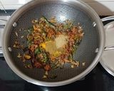 A picture of step 5 of Dahi TikhariSpicy Yogurt Curry.