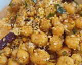 A picture of step 4 of Kabuli Chana Sundal.
