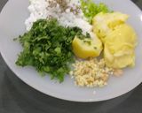 A picture of step 2 of Sabudana Wada.