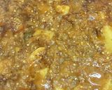 A picture of step 9 of Alu baigan.