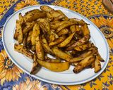 Une image de l'étape 9 de Potatoes sauce barbecue origan.