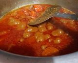 A picture of step 4 of Freanch Beans and Aloo Mater Ki Sabzi.