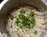 A picture of step 1 of Dahi Vada.