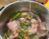 A picture of step 1 of Instant Pot Chicken Noodle Soup.