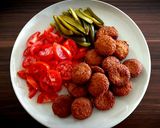 عکس مرحله 1 از دستور فلافل جان