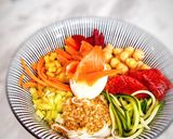 Une image de l'étape 15 de Bowl au saumon gravlax.