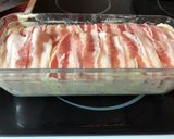 Szalonnás sajtos pulykamell baconnel sütve recept fázis 2 fotója