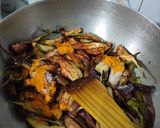 A picture of step 4 of Baingan Masala🍆.