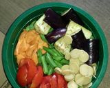 Foto langkah ke 1 dari resep Sayur buncis santan menggila (magikom) anak kost.