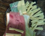 A picture of step 2 of Party Ham Rolls.