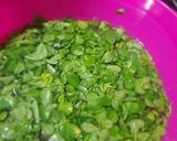 A picture of step 1 of Mixed Sabzi.