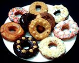 รูปขั้นตอนการทำที่ 9 ของ 🥯 โฮมเมดโดนัทคุ๊กกี้ 🥯 (แบบทอด) doughnuts cookies 🥯
