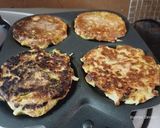 A picture of step 3 of Veggies pancake.