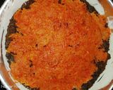 A picture of step 5 of Gajar halwa cake.
