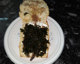 Foto del paso 2 de la receta: Bocata con anchoas, queso y algas wakame