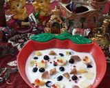 A picture of step 4 of Kesar pista mousse.