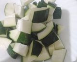 A picture of step 2 of Papaya paste.