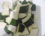 A picture of step 2 of Papaya paste.