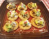 A picture of step 3 of Papri chat.