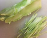 A picture of step 2 of Broccoli stalk and Carrot Fry.
