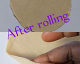 A picture of step 7 of Plantain Egg Samosa/ Spring Rolls.