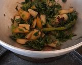 A picture of step 4 of Green Amaranth Radish Stir Fry.
