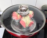 Foto langkah ke 6 dari resep Bolu Kukus Mekrok Kocok All in One First Trial.