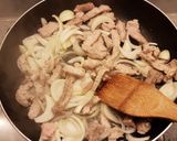 A picture of step 3 of Enchiladas Verdes with Pork.
