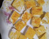 A picture of step 2 of Chatpata Palak Paneer.