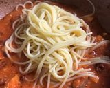 Foto del paso 2 de la receta: Spaghettis con salmón y queso feta