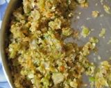 A picture of step 2 of Veg momo.
