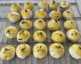 A picture of step 5 of Khanom Pia (Chinese Pastry).
